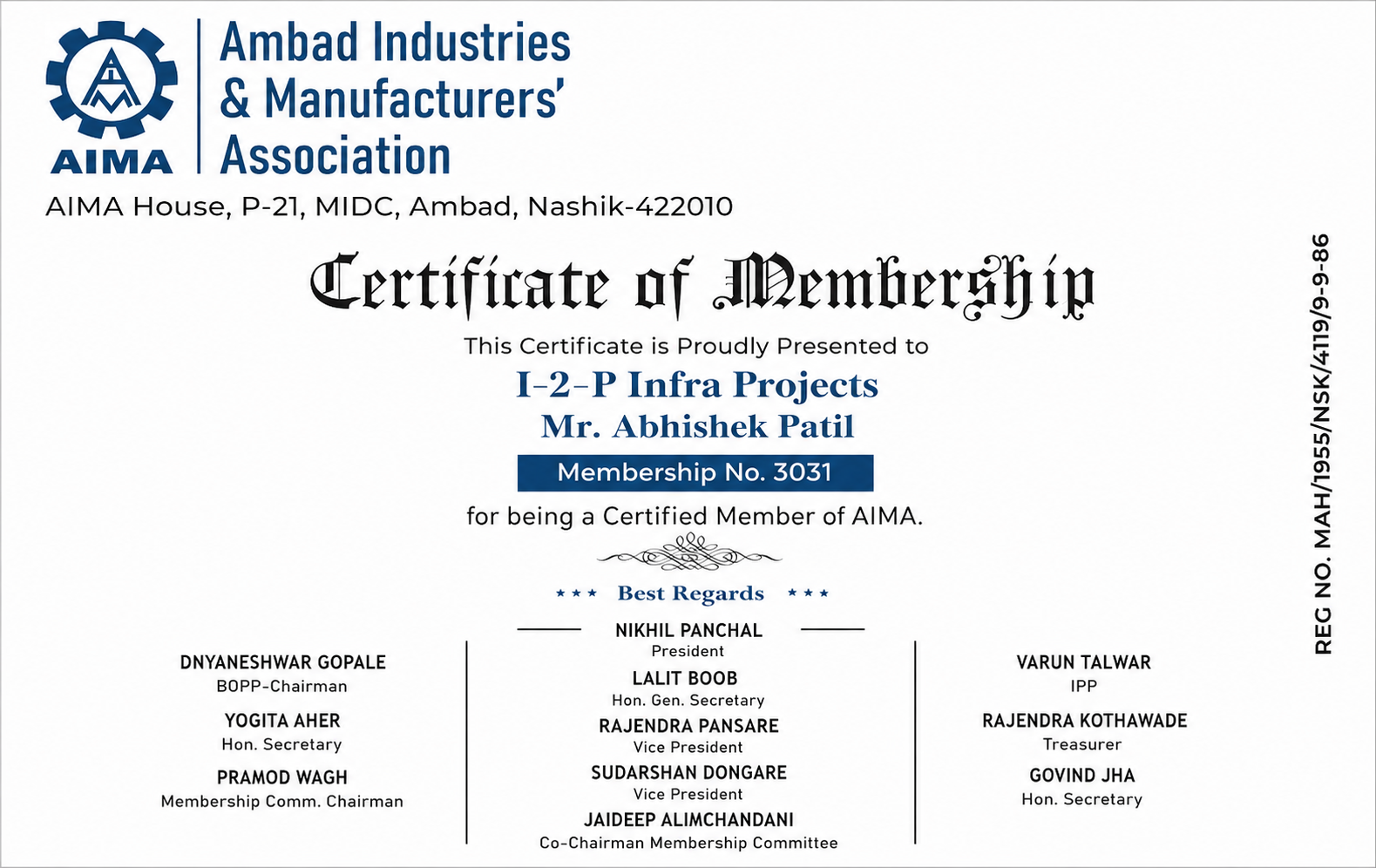 Certificate 3